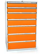 Schubladenschränke 1373 x 860 x 750 - 7x Schubladen